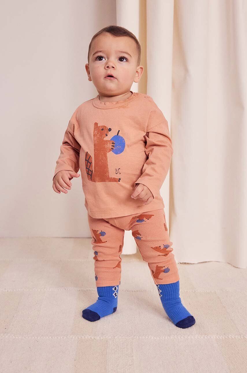 

Толстовка с длинными рукавами Bobo Choses из хлопка Noenati Hungry Squirrel, оранжевый
