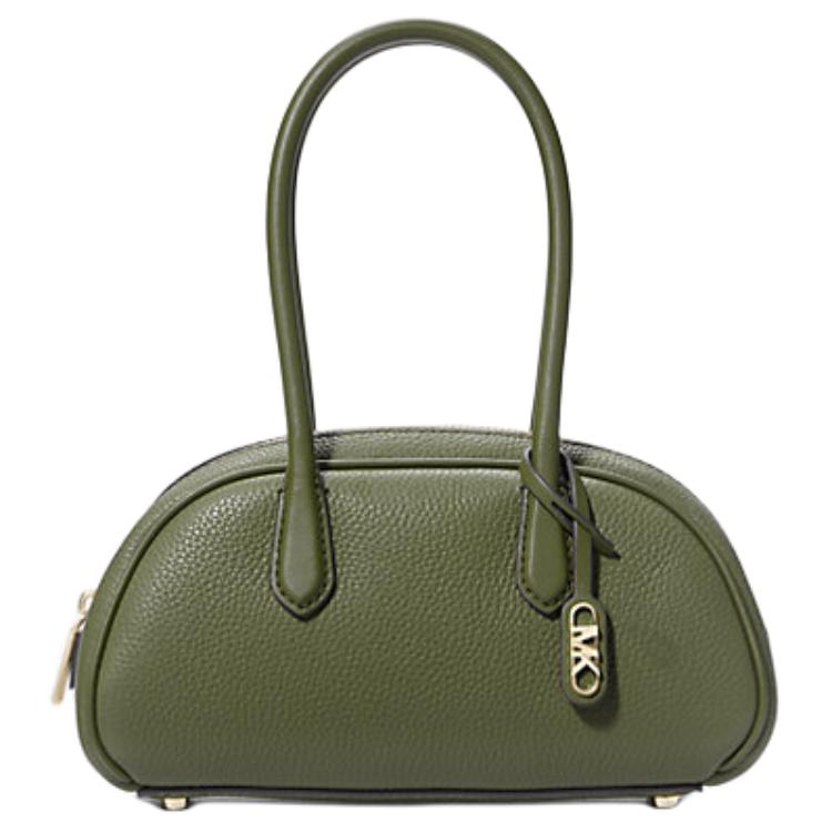 

MICHAEL KORS Кожаная сумка через плечо малая женская оливковая