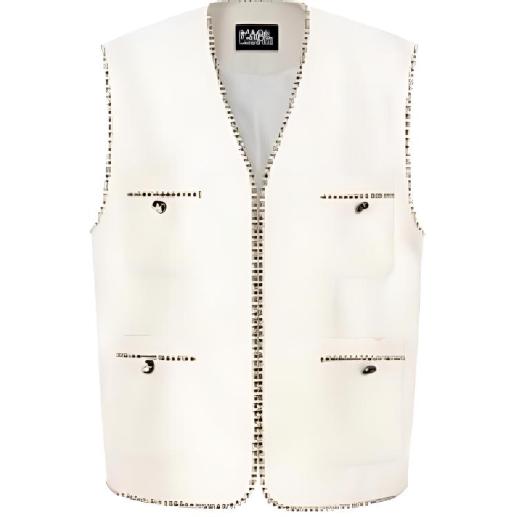 

KARL LAGERFELD / Karl Lagerfeld Jeans Женский белый жилет, White