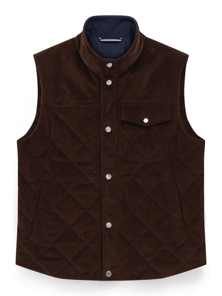 

Bugatti Вельветовый жилет коричневого цвета (90-й оттенок)