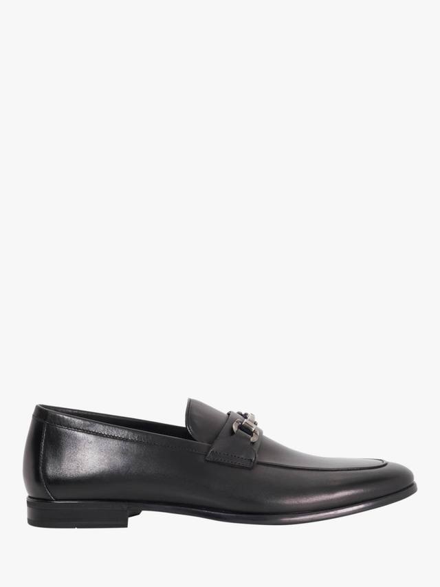 

Кожаные лоферы Seymore со snaffle-пряжкой Dune London, Black