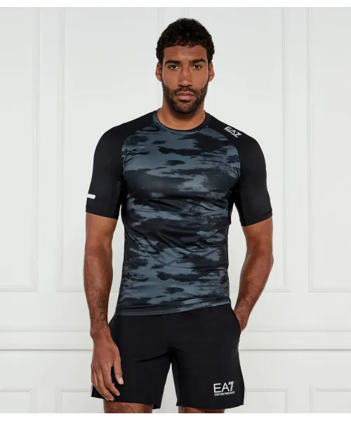 

Футболка Slim fit Ea7, черный