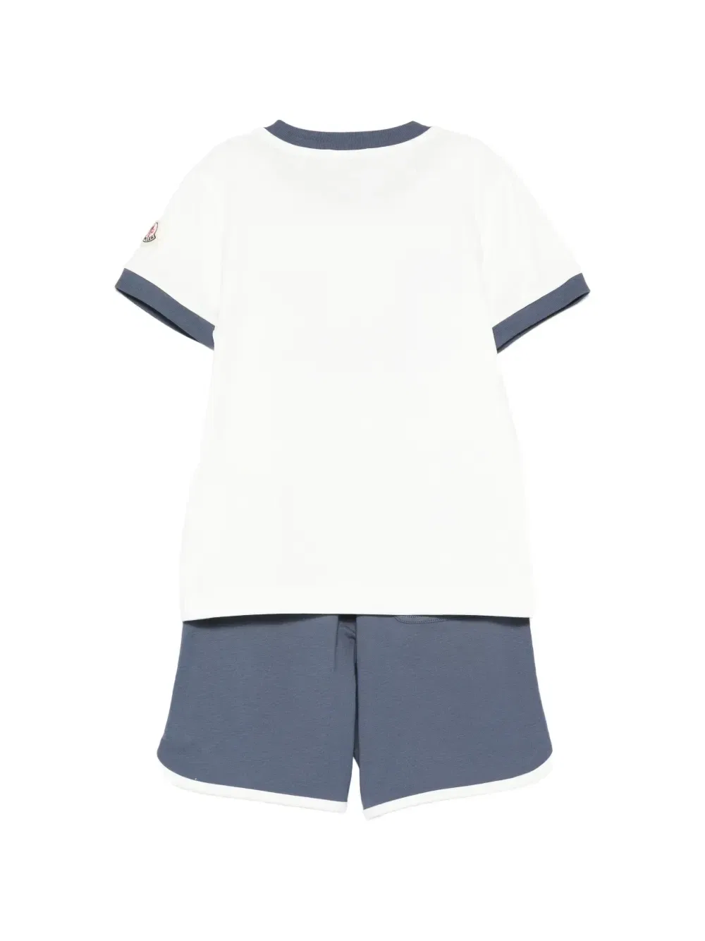 Комплект шорт с логотипом (комплект из двух штук) Moncler Enfant, белый — фото 2