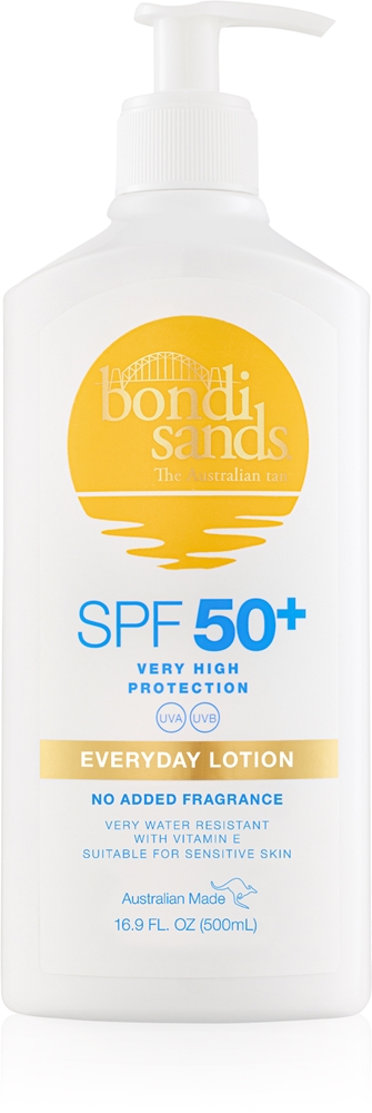 

Солнцезащитный лосьон для тела с SPF 50+, водостойкий, для ежедневного использования Bondi Sands, spf 50+ 500 мл