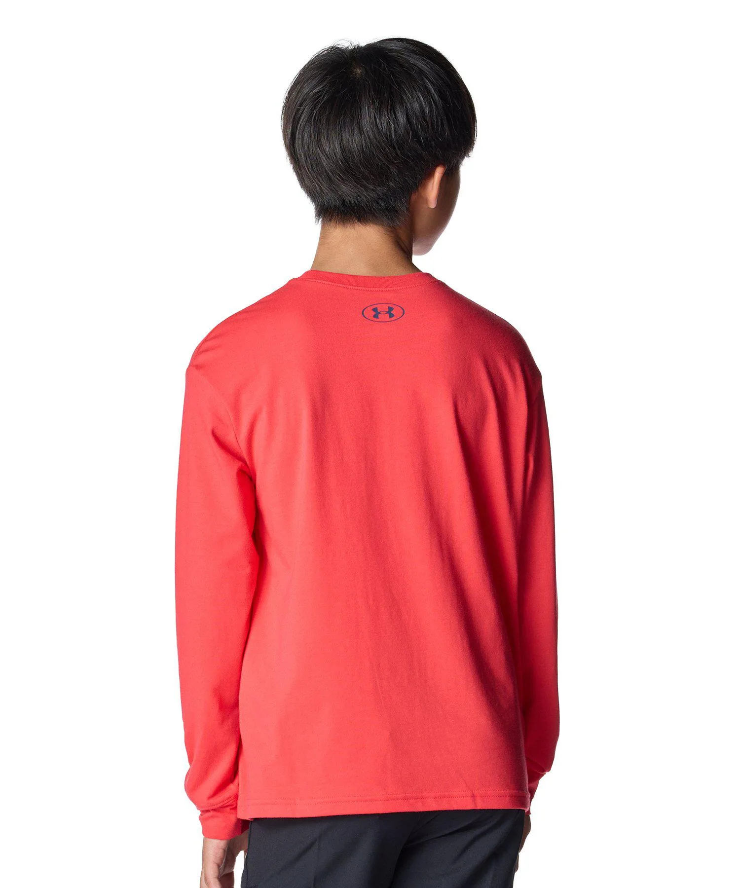 Детская футболка с длинным рукавом из хлопка Varsity Logo UNDER ARMOUR — фото 2