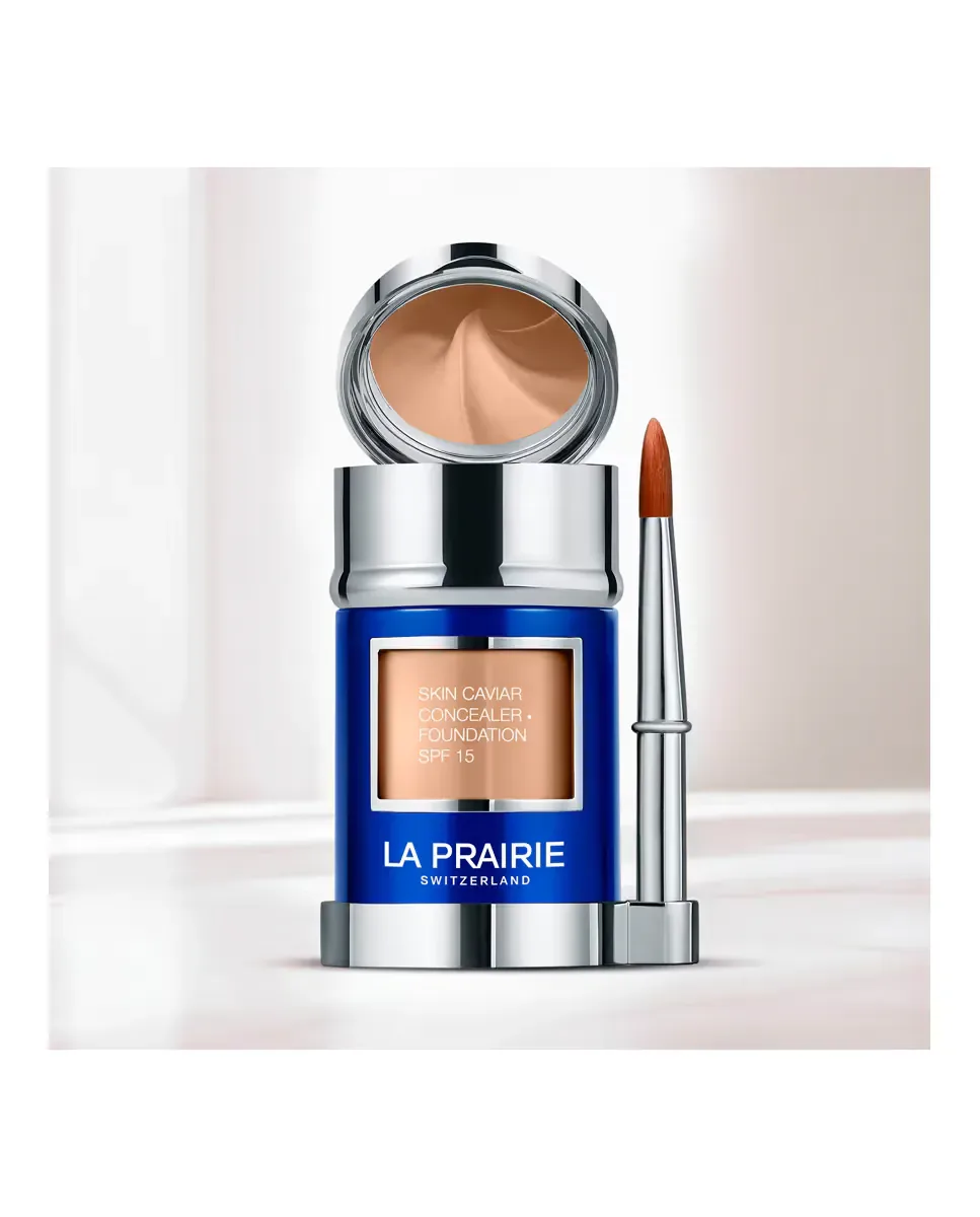 Тональная основа для макияжа Skin Caviar Concealer Foundation SPF 15 30 мл La Prairie, Pure Linen Nw-05 — фото 4