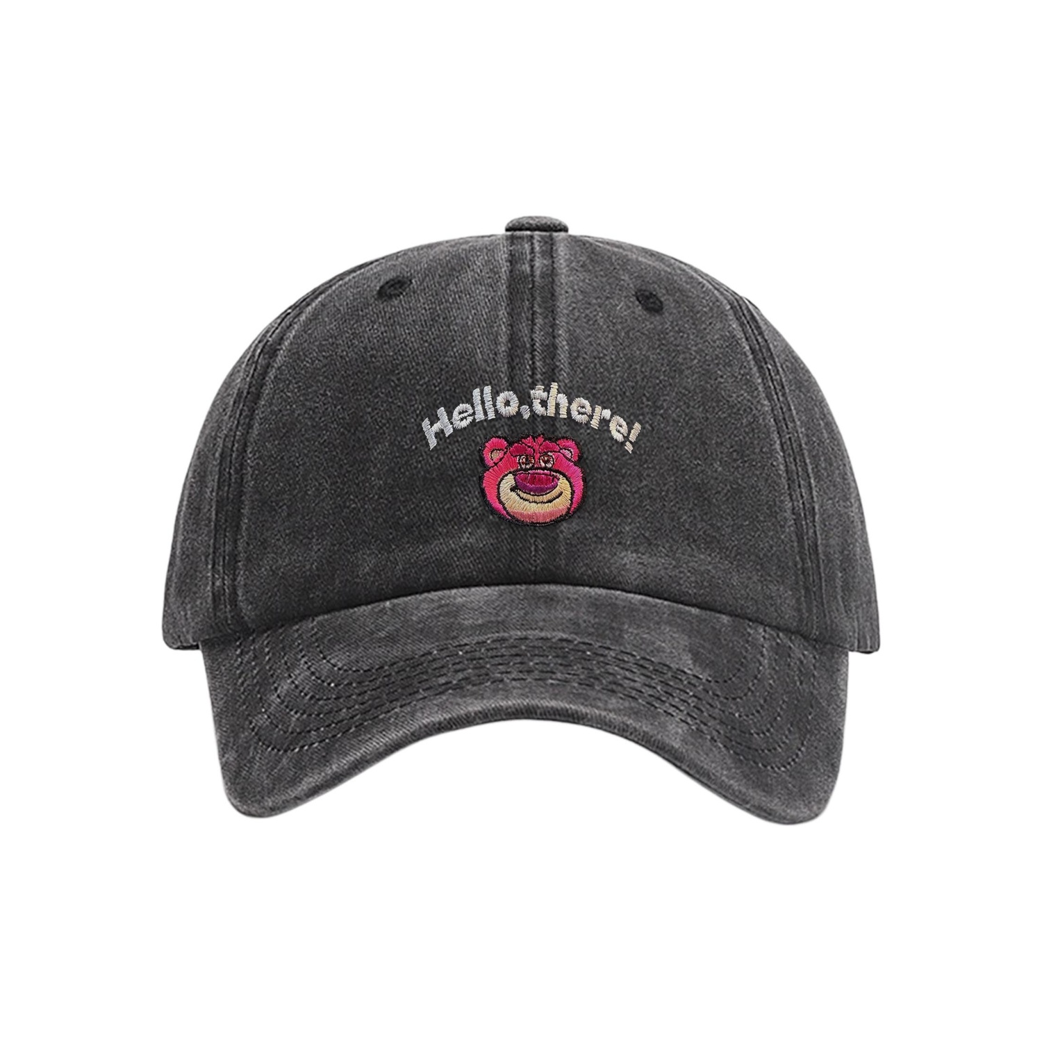 

Disney Бейсболка хлопковая унисекс серии Strawberry Bear, Black