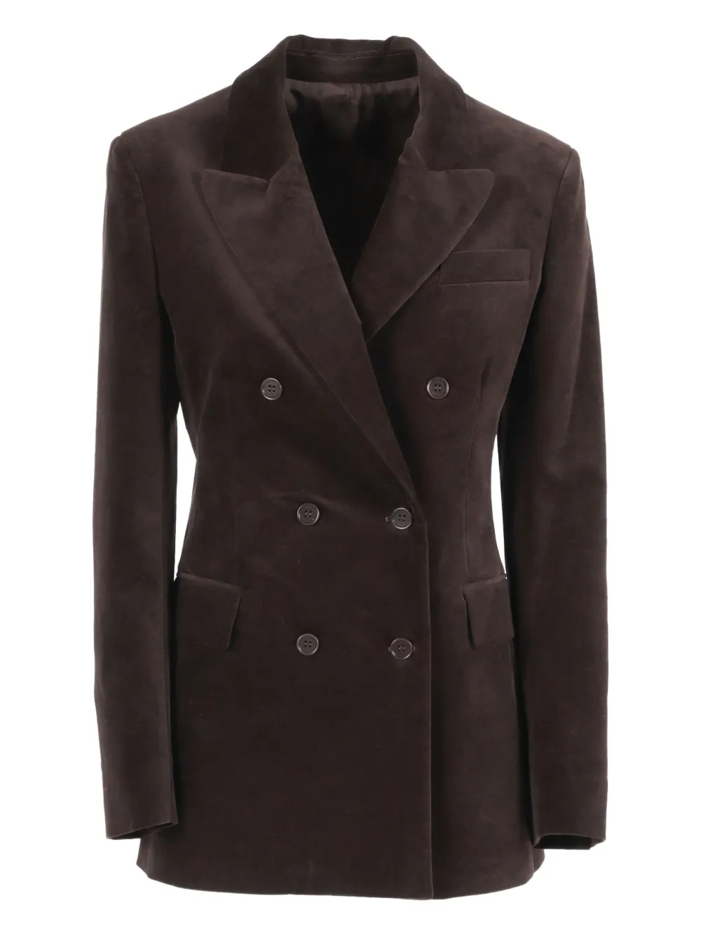 

Двубортный пиджак P.A.R.O.S.H., коричневый
