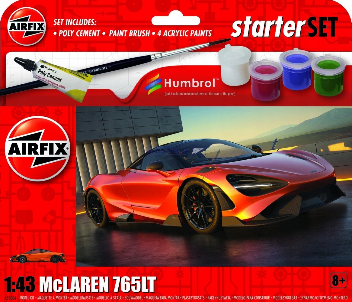 

McLaren 765LT - подарочный набор Airfix 55006