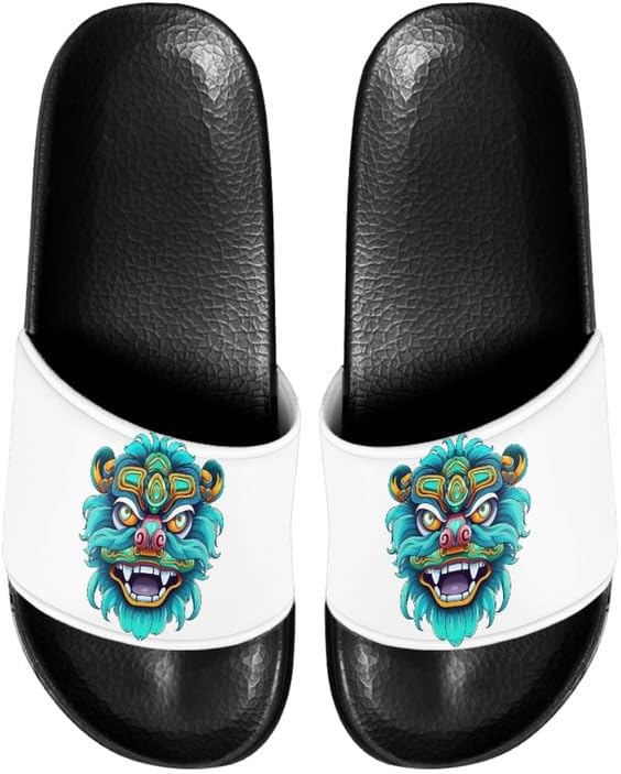 

Тапочки Semioury с американским флагом, уютные для дома и улицы, нескользящие, для женщин и мужчин, с тропическим совой и грибами, комфортные, на все сезоны Semiouray, бирюзовый