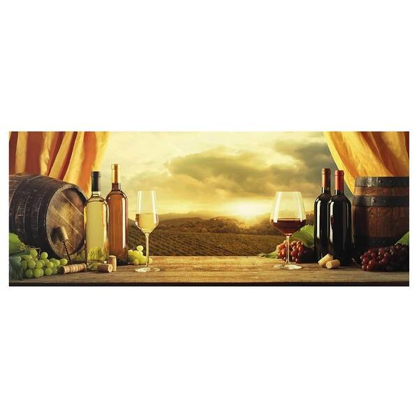 

Стеклянная картина Bilderwelten Wein mit Ausblick