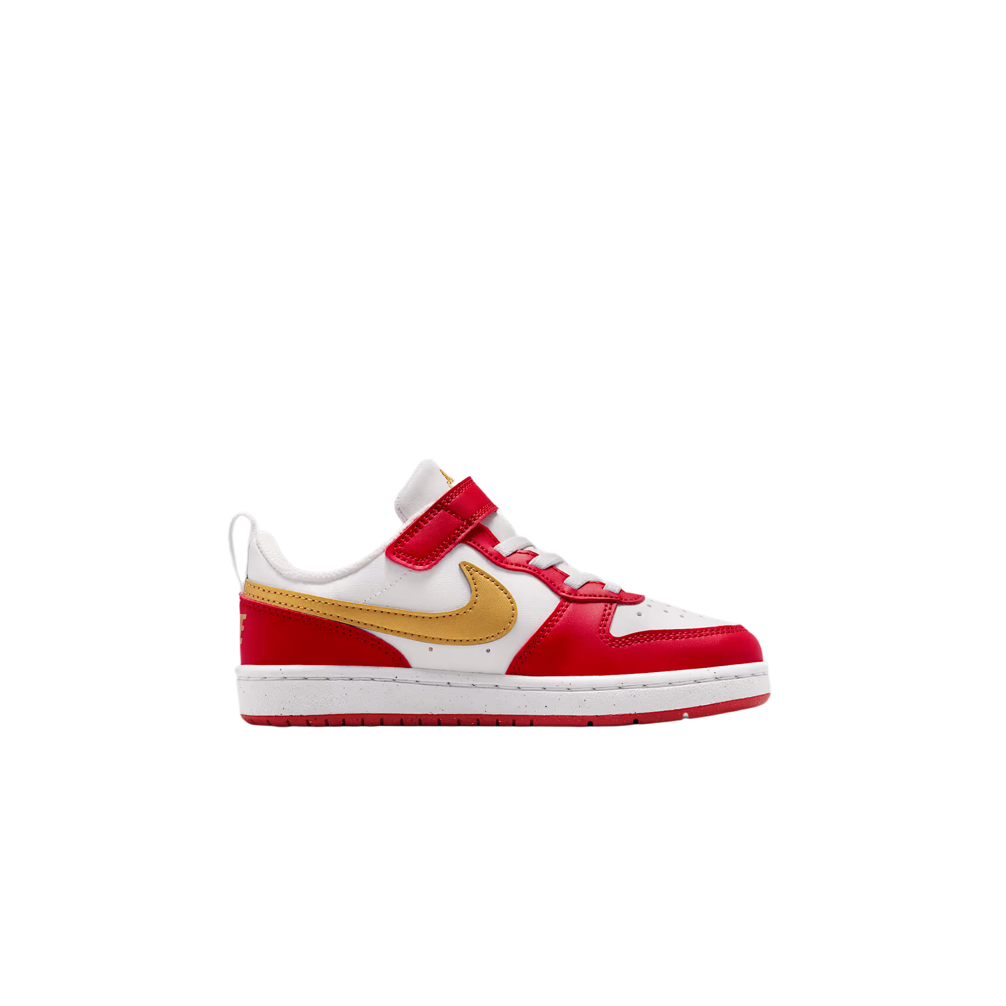 Low Top Skateboard Shoes Kids' Nike, белый/university красный/белый/metallic — фото 3