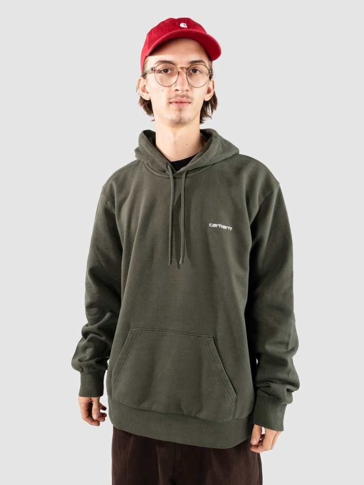 

Худи Carhartt WIP Script Embroidery Sweat Hoodie, opuntia/white