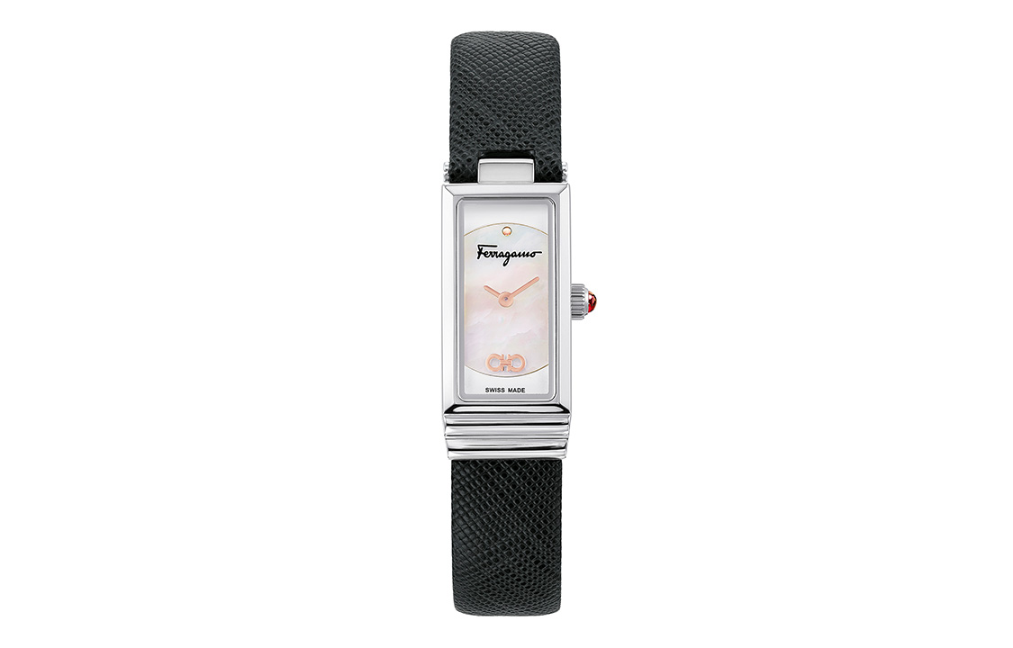 

Ferragamo Часы Wrist Watch Quartz Movement Cow Leather Strap 14 White Dial Women's Watch