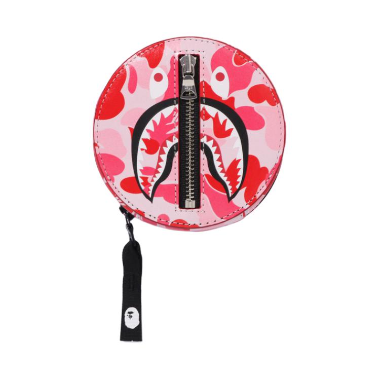 

A BATHING APE Кошелёк для монет унисекс синий/зелёный/розовый, Pink
