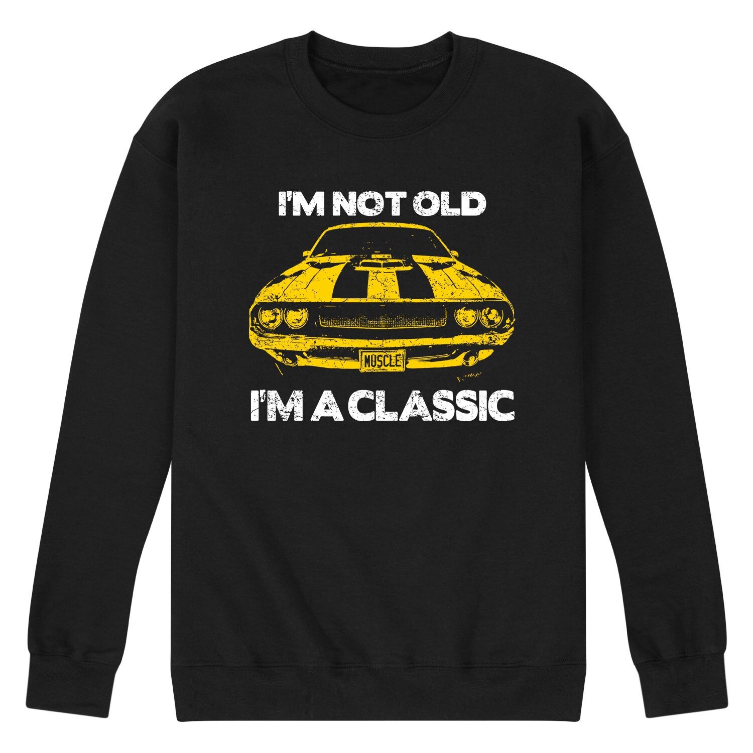 

Мужской свитшот с классическим рисунком I'm Not Old I'm Licensed Character