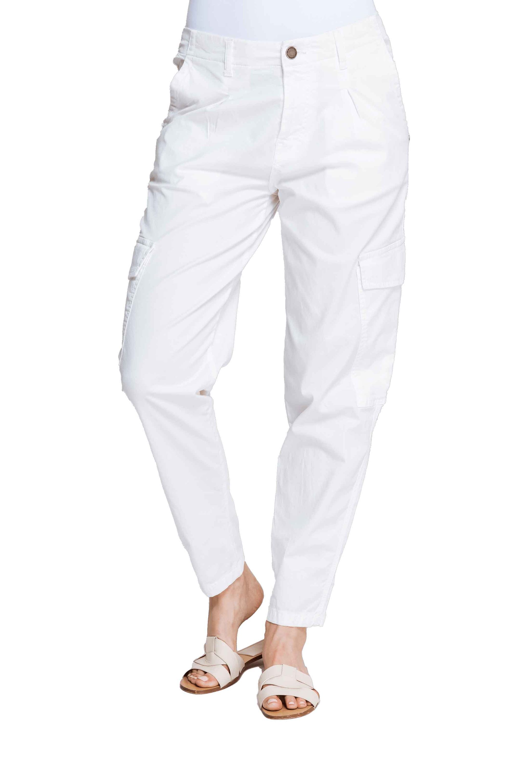 

Брюки ZHRILL Zhrill Damen Cargohose CALLA, белый