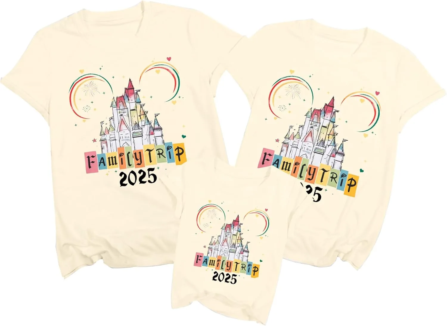 

Футболки MYHALF для семьи в стиле Magical, летние