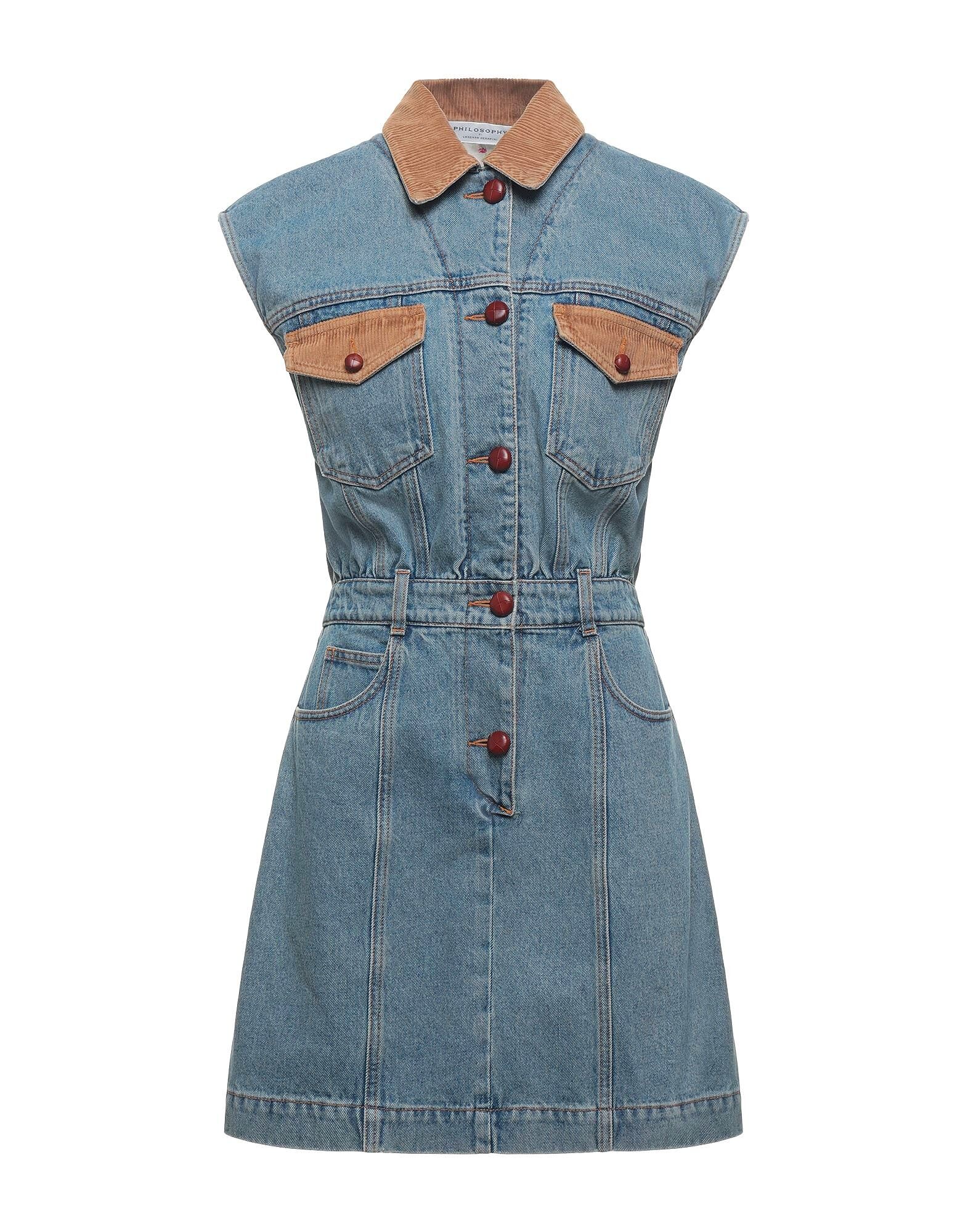 

Мини-платье Philosophy Di Lorenzo Serafini, синий