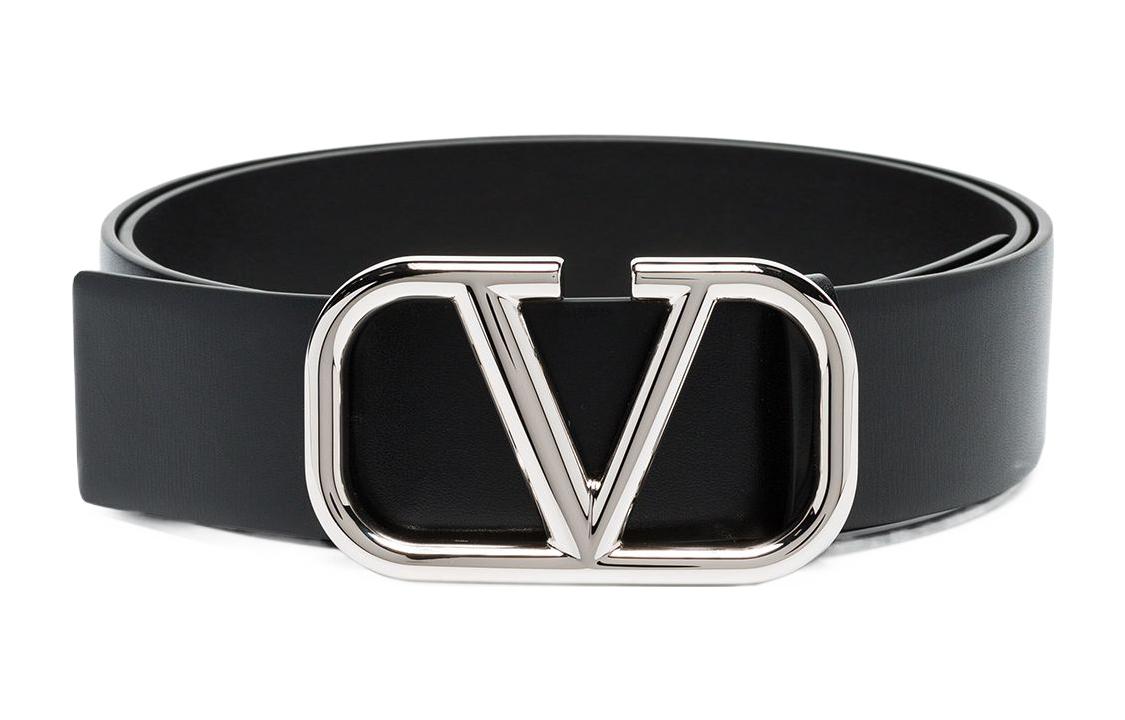 

Valentino Ремень с бляшкой VLogo и пряжкой, Black