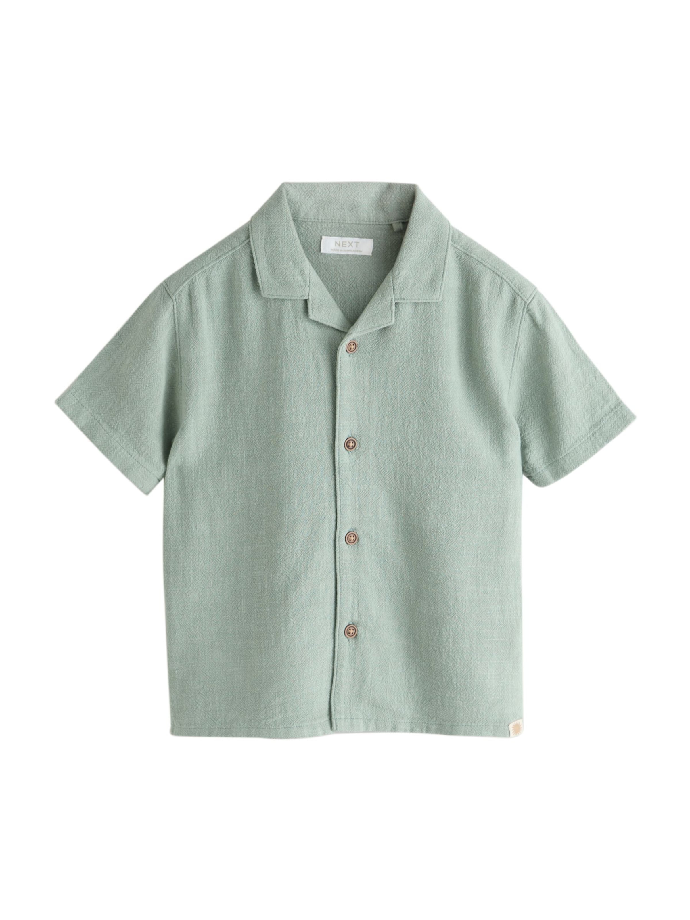 

Next Рубашка на пуговицах светлого зеленого цвета Regular fit