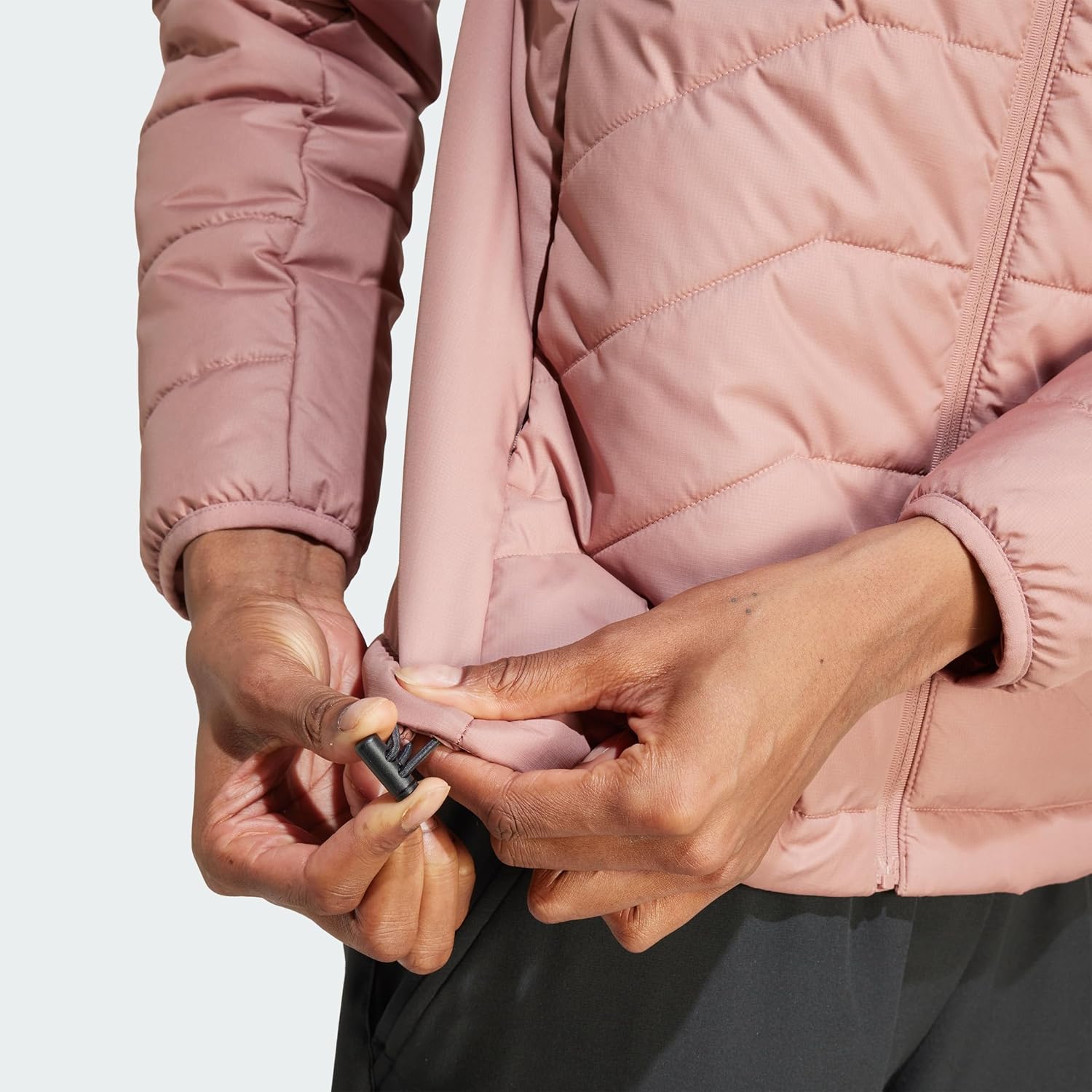 Женская куртка Adidas Terrex Multi Synthetic Insulated с синтетическим утеплителем, розовый — фото 2