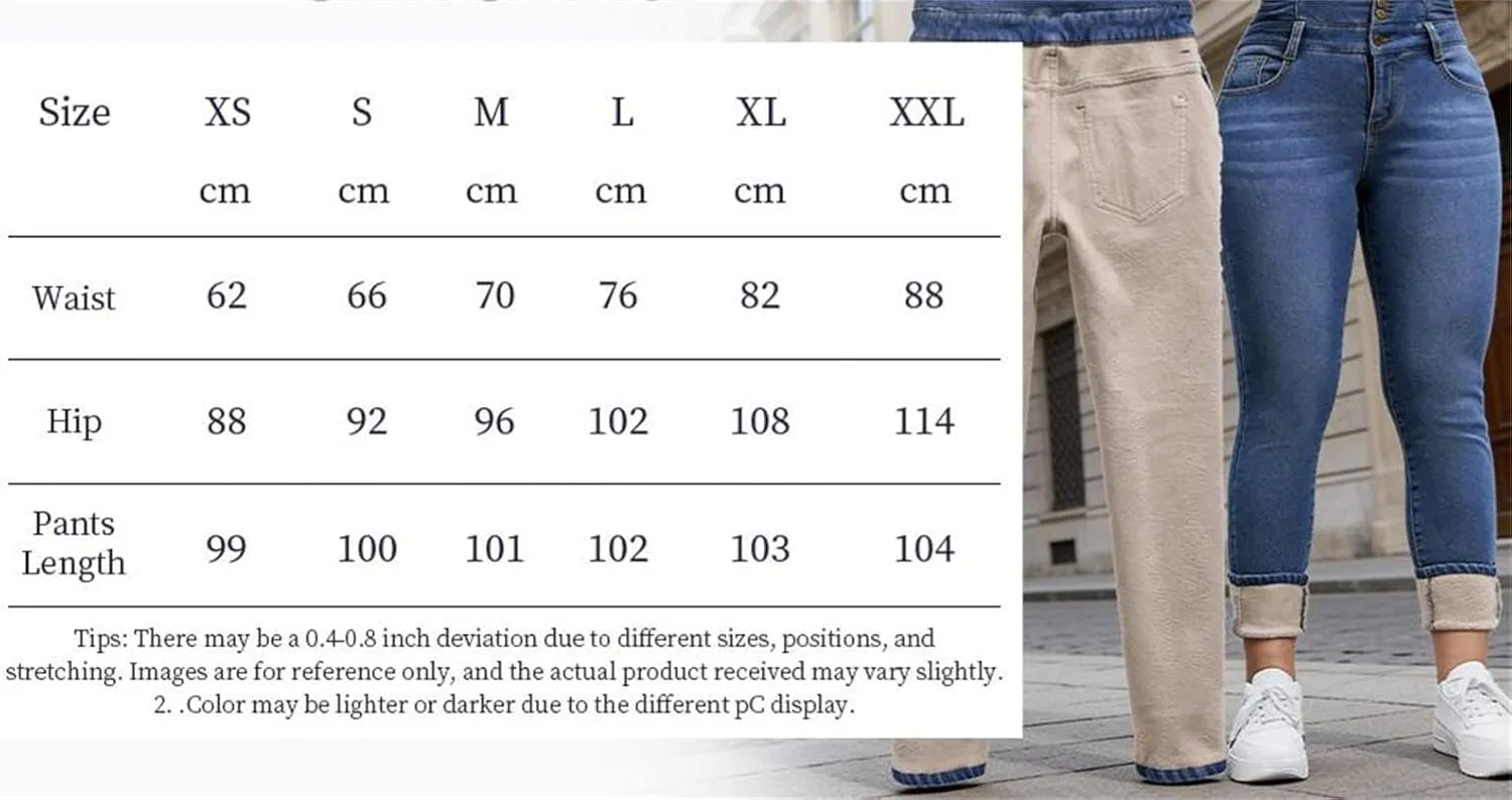 Утепленные джинсы женские Fleece Lined, Slim Fit, Super High Waisted — фото 2