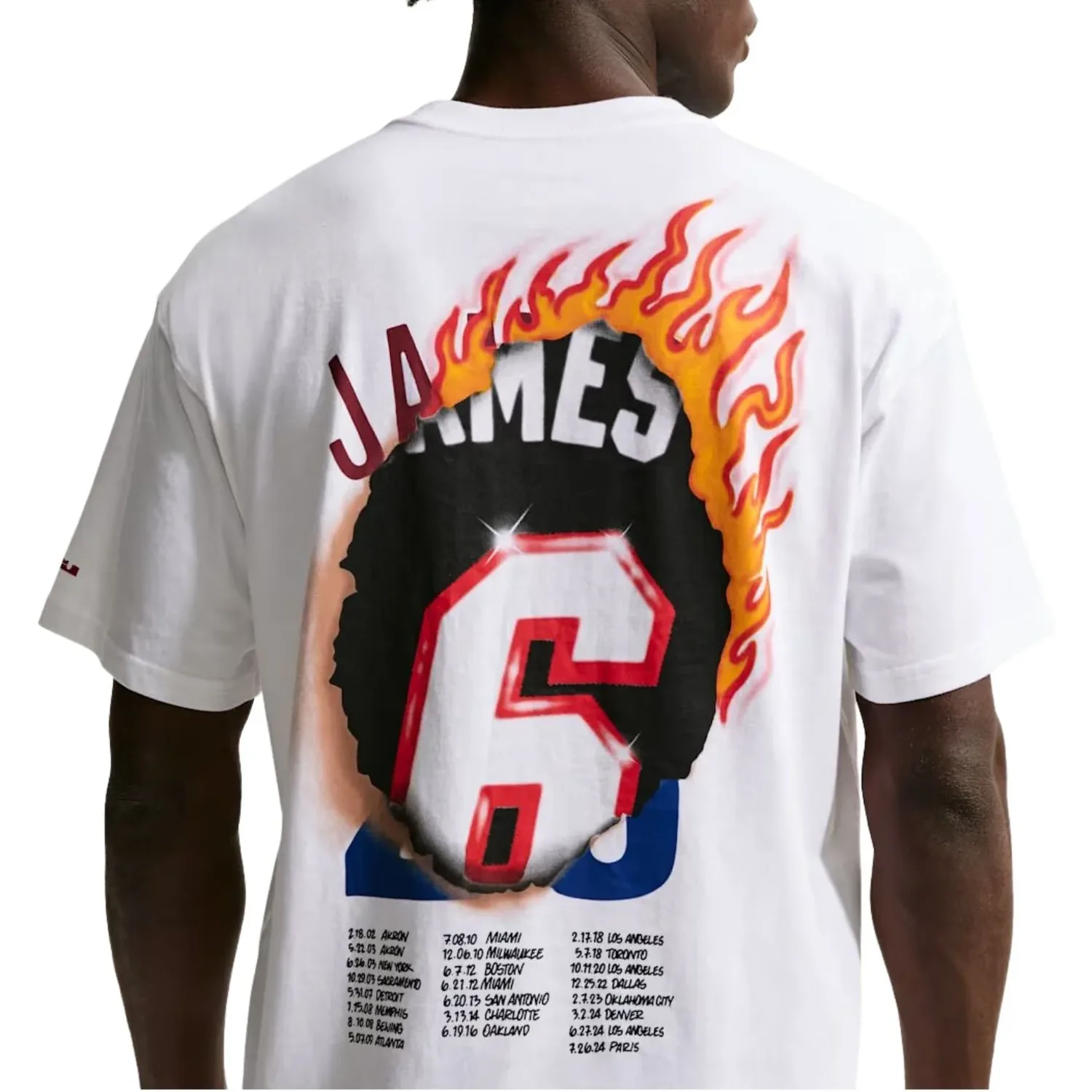 Футболка Nike LeBron «Good Intentions», белый — фото 2