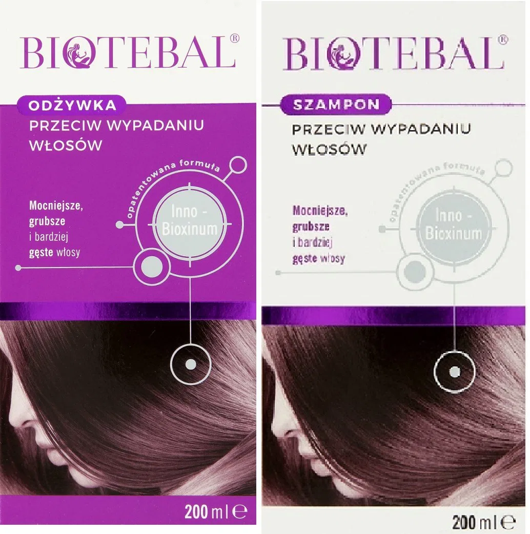 Набор шампунь и кондиционер против выпадения волос от BIOTEBAL Biotebal
