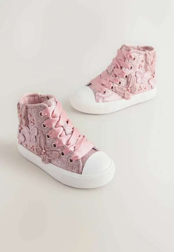 Детские туфли для подружек невесты стандартного размера Next, Pink Glitter — фото 2