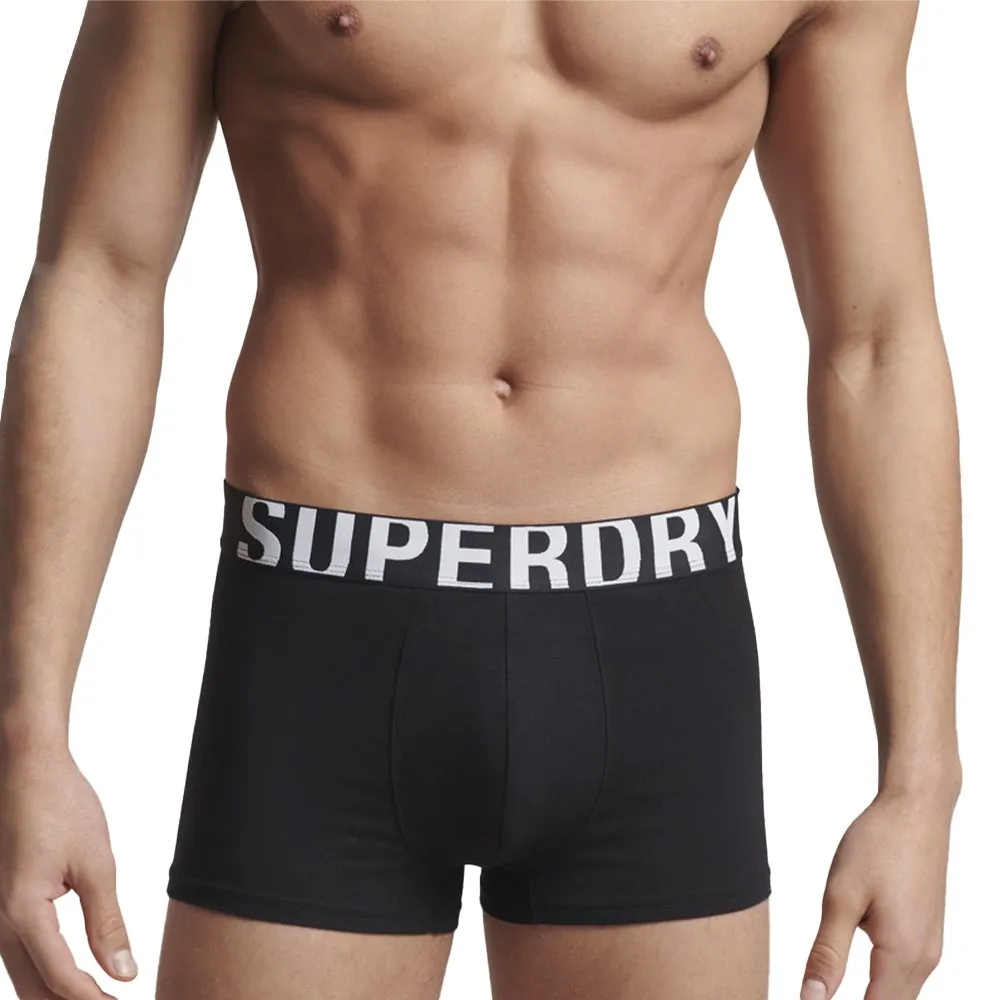 

Трусы-боксеры Superdry Dual Logo 2 units, красный/синий