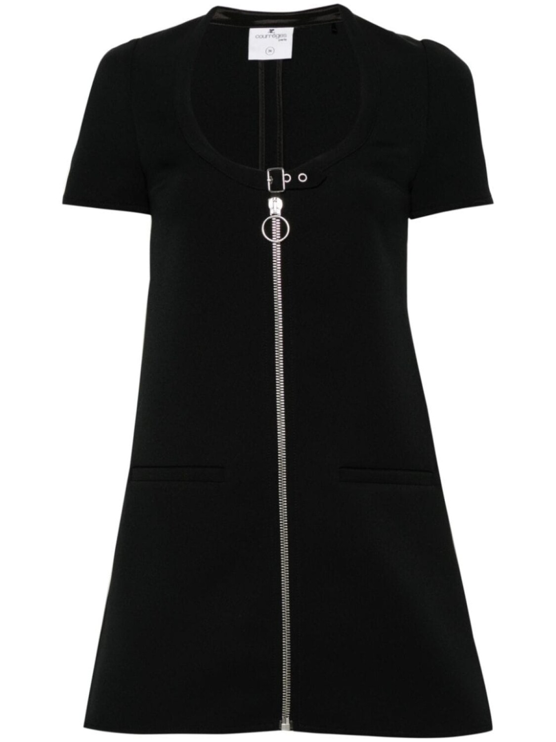 

Courrèges платье мини Holistic, черный