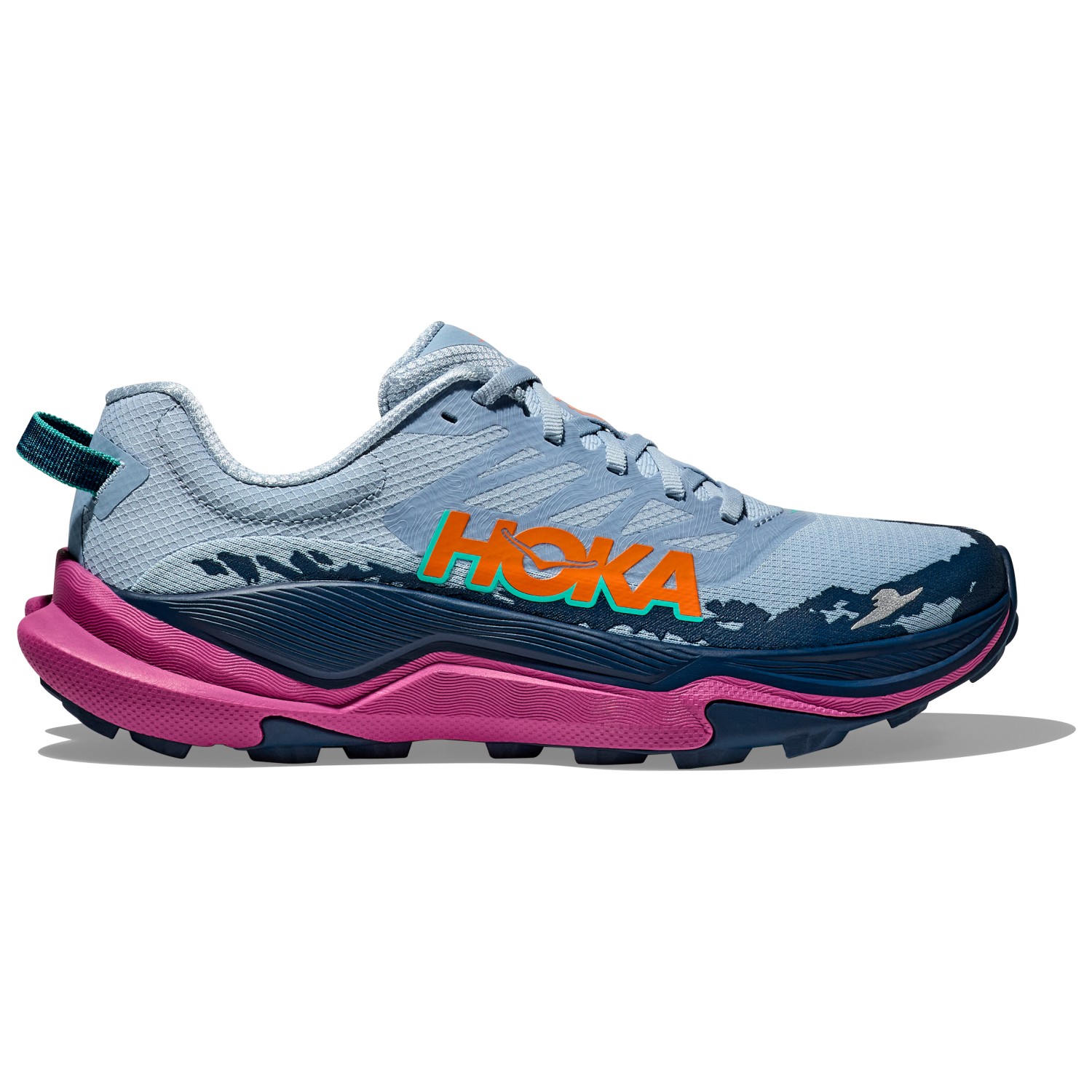 

Кроссовки для бега по пересеченной местности Hoka Torrent 4, цвет Drizzle/Fuchsia