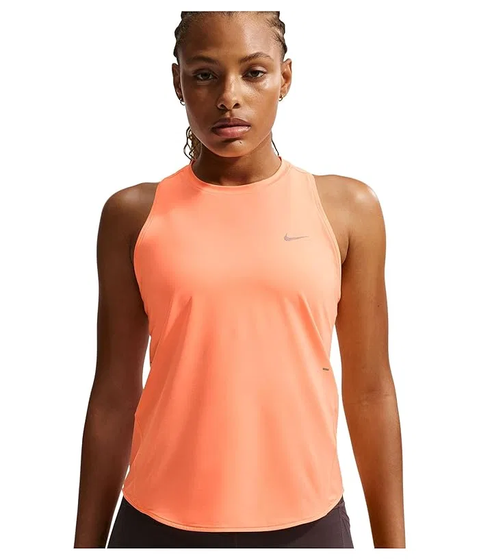 Топ для бега Swift Dri-FIT Nike, Orange Pulse/Reflective Silver — фото 4