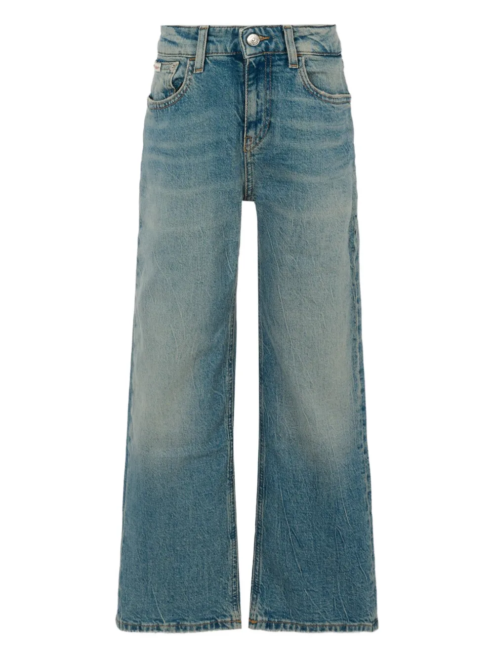 

Выцветшие джинсы Calvin Klein Kids, синий
