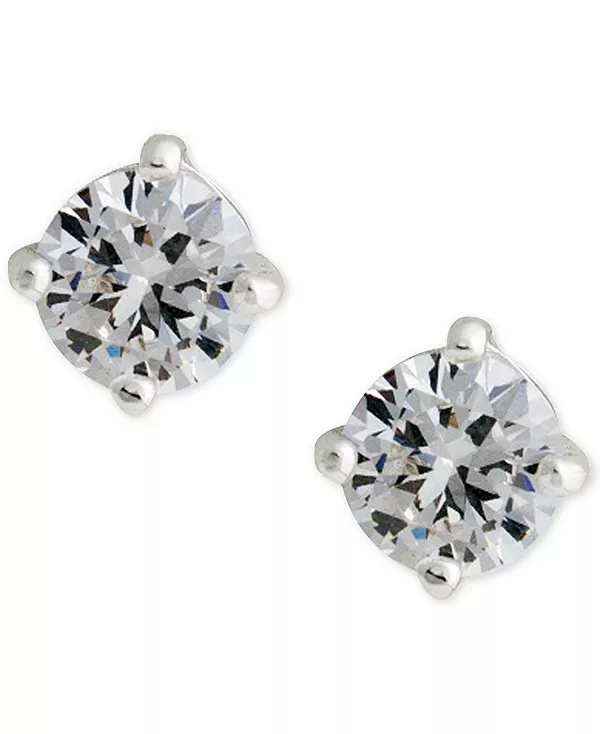 

Серьги-Гвоздики с кубическим цирконием серебристого оттенка Lauren Ralph Lauren, silver