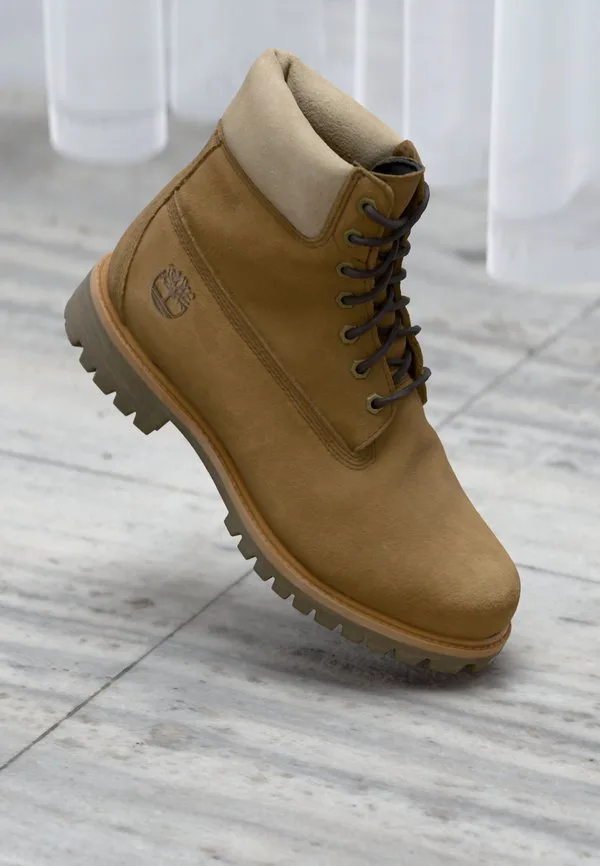Премиальные 6-дюймовые ботинки на шнуровке до щиколотки Timberland, Medium Brown