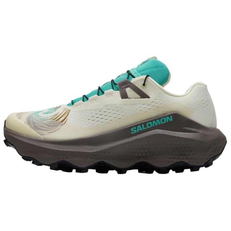 

SALOMON Женские кроссовки для бега low top с технологией Ultra Glide 3, амортизацией, дышащие, облегченные, бежево-коричневые