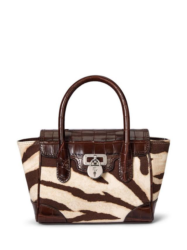 

Сумка-сатчел Lauren Canvas малого размера в зебровом принте Ralph Lauren, Zebra/Hickory