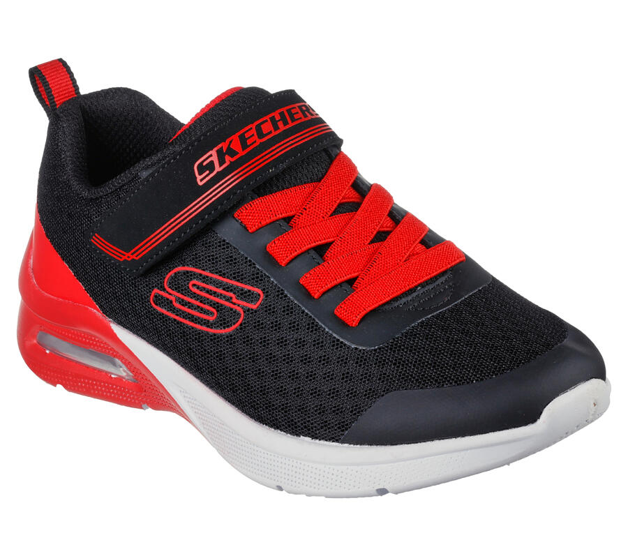 

SKECHERS Детские кроссовки MICROSPEC MAX GORVIX, черно-красные