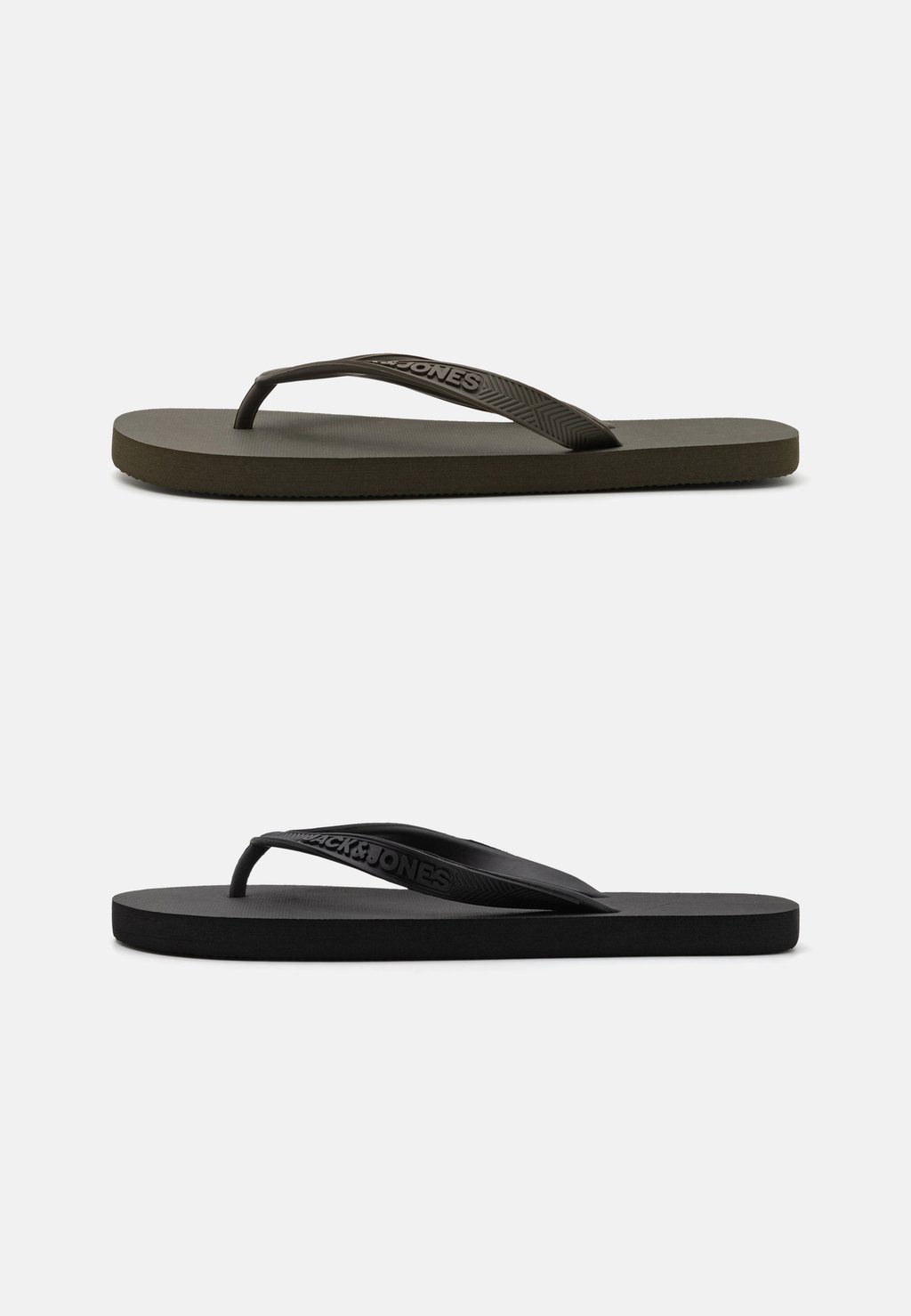 

Шлепанцы JFWBASIC 2PACK - T-bar sandals Jack & Jones, черный