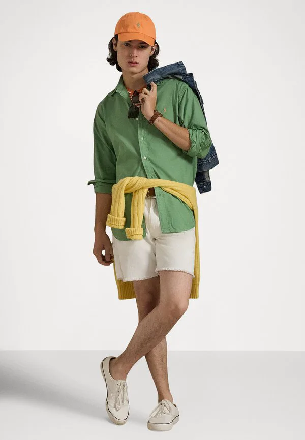 Спортивная рубашка с длинным рукавом Polo Ralph Lauren, Outback Green — фото 2
