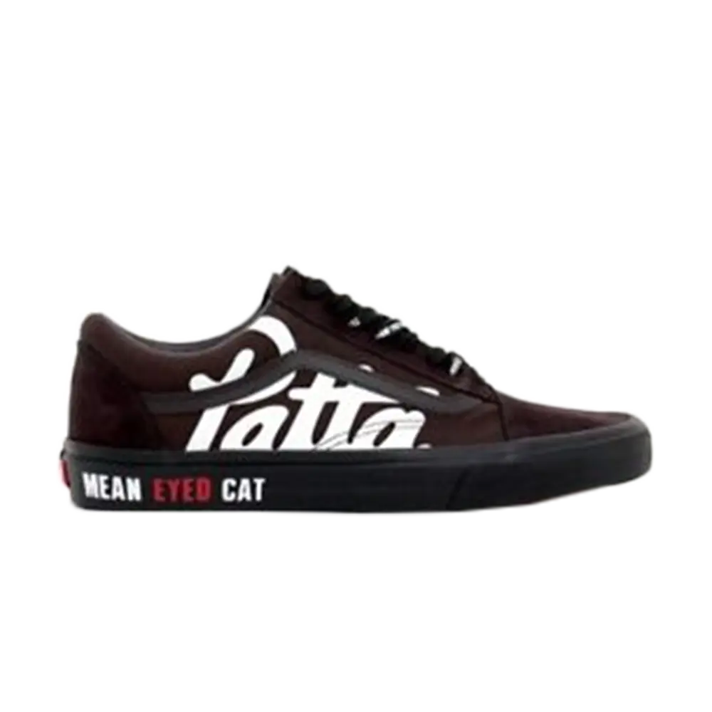 Кроссовки Patta x Old Skool Vans, черный