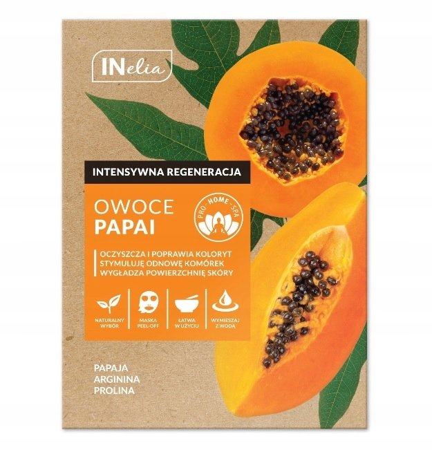 

Маска для лица с экстрактом папайи iNELIA
