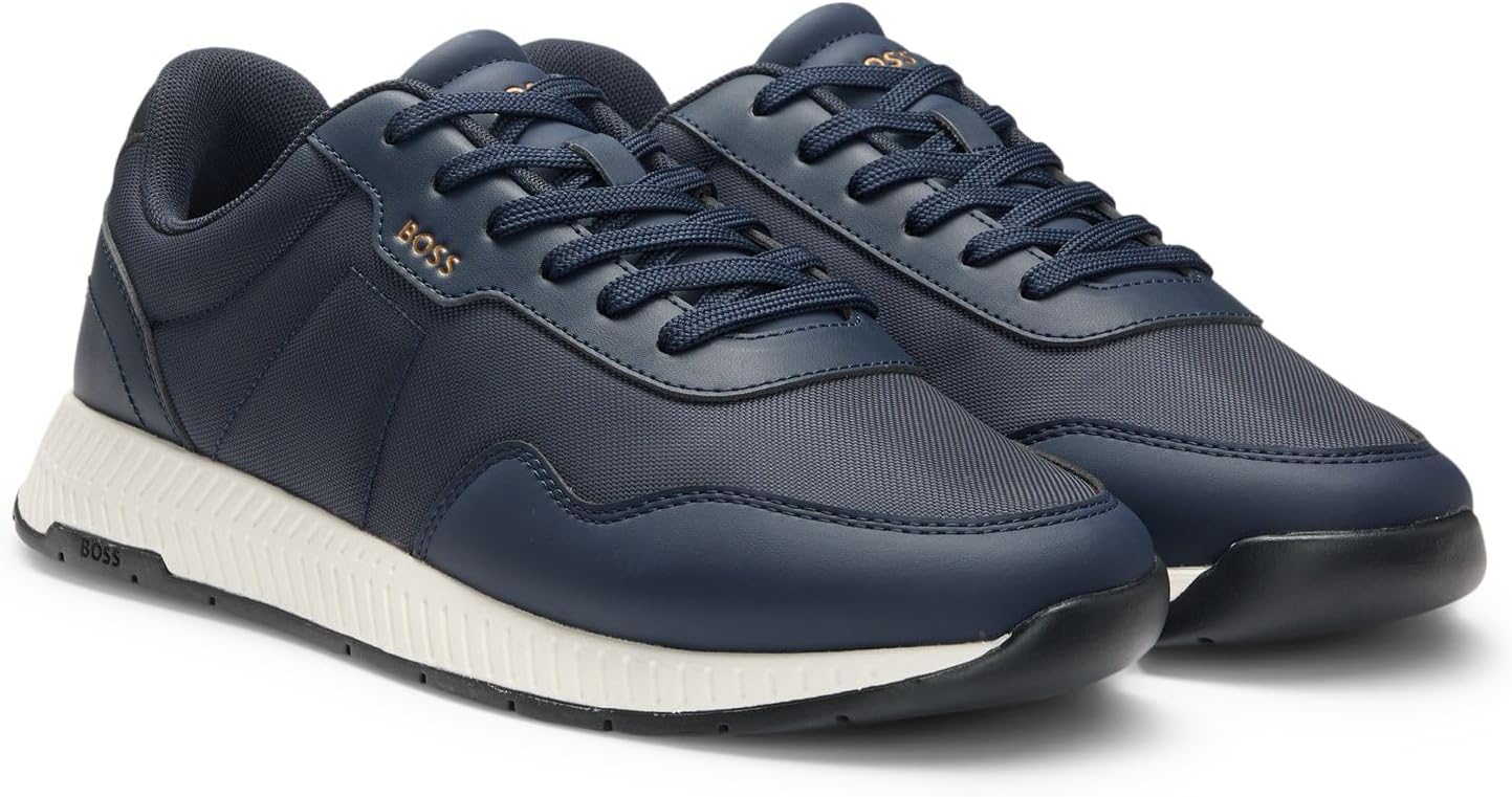 BOSS Мужские титановые беговые кроссовки, Dark Blue401 — фото 2