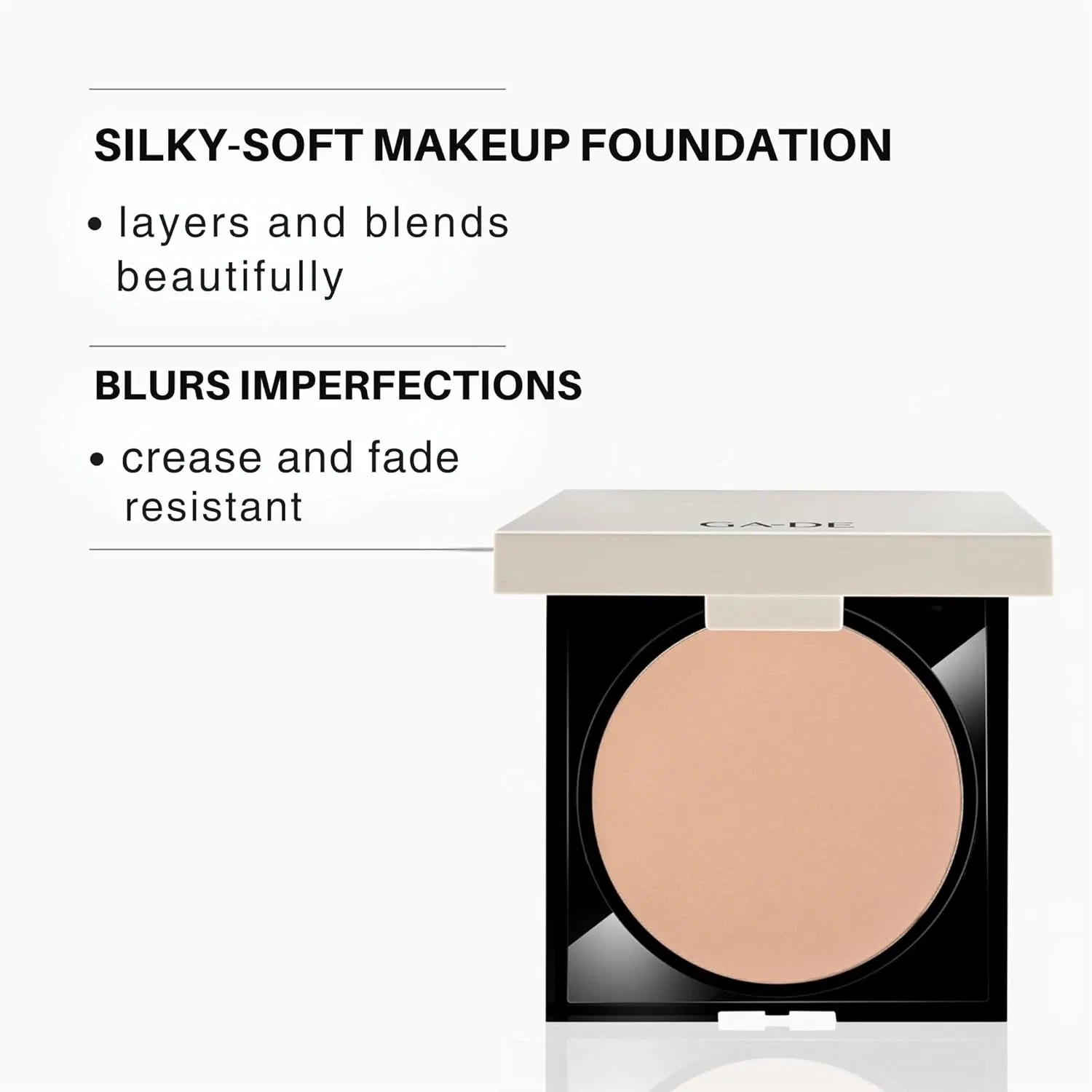 Пудра компактная Ga-De Longevity Second Skin Press Powder 506 Light Medium 11 г — фото 3