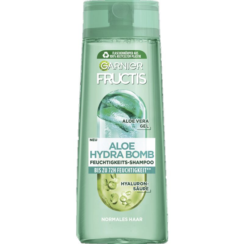 

Шампунь Aloe Hydra Bomb 72H Увлажняющий нормальные волосы Garnier, 250 ml