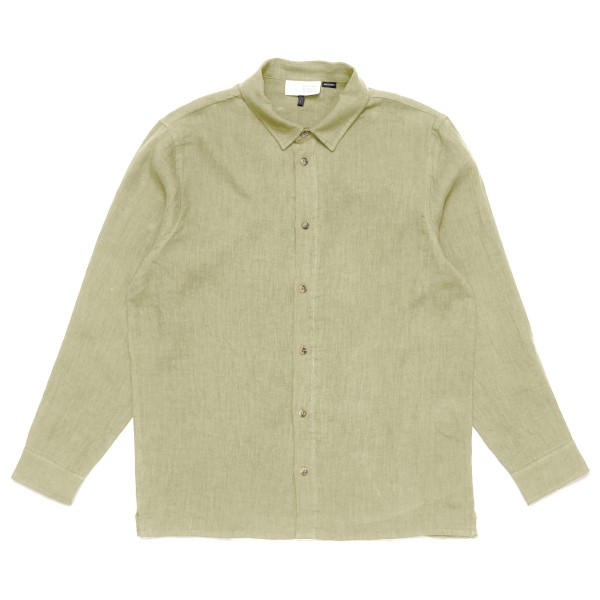 

Классическая льняная рубашка - рубашка Mazine, синий