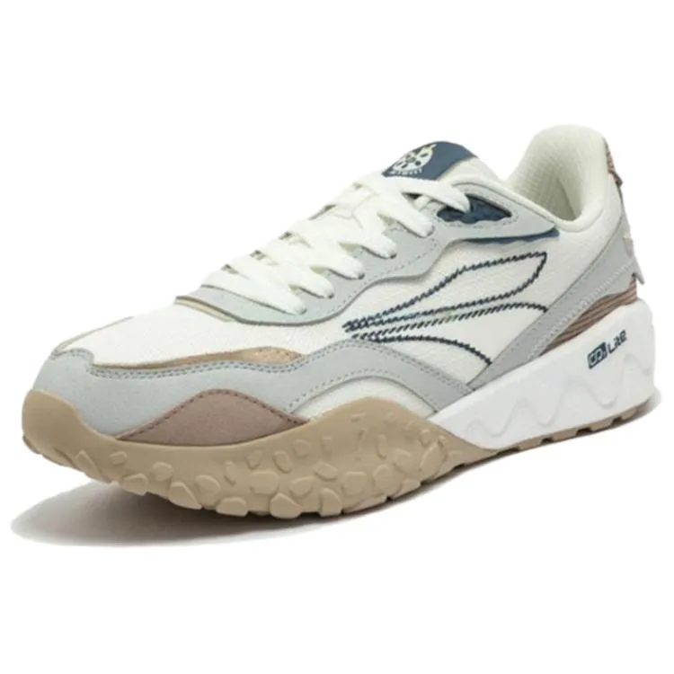 361° Кроссовки мужские Crispy Cake 2 Slip Resistant Abrasion Resistant Low top Chunky бело-серые — фото 3