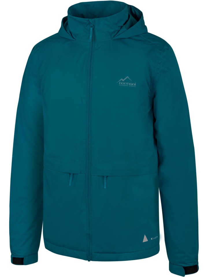 Детская куртка-дождевик с флисовой подкладкой темно-синего цвета Normani Outdoor Sports — фото 2